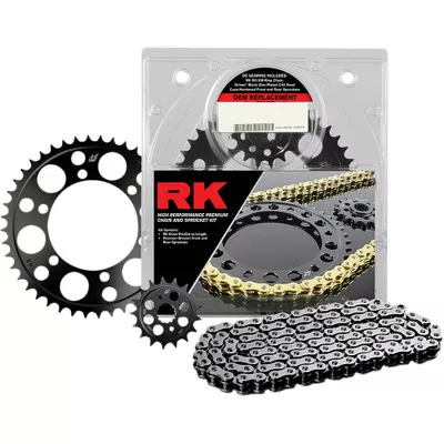 RK / Driven Triumph 675 Street Triple 08-16 OEM Replacement Chain and Sprocket Kit