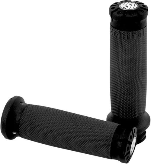 Roland Sands Chrono Grips for Harley Dual Cable - Black Ops