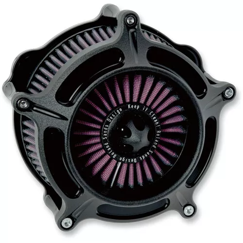 Roland Sands Turbine Air Cleaner for 2008-2017 Harley* - Black Ops