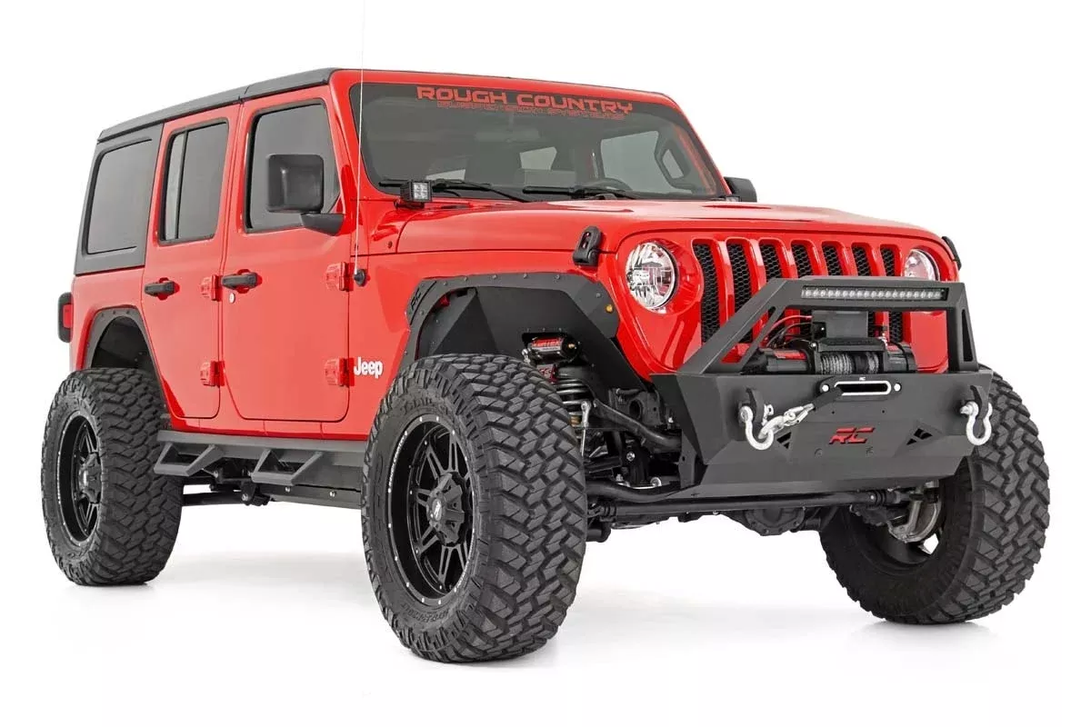 Rough Country 10539 Steel Bolt-On Fender Delete Kit for 2018-Up Jeep Wrangler JL