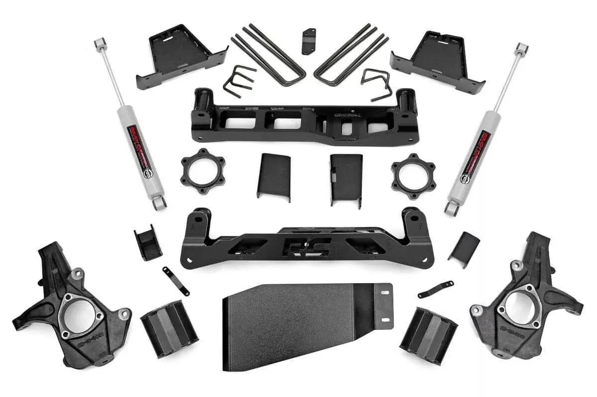 Rough Country 23630 6" Suspension Lift Kit N3 Shocks 07-13 Chevy GMC 1500 4WD
