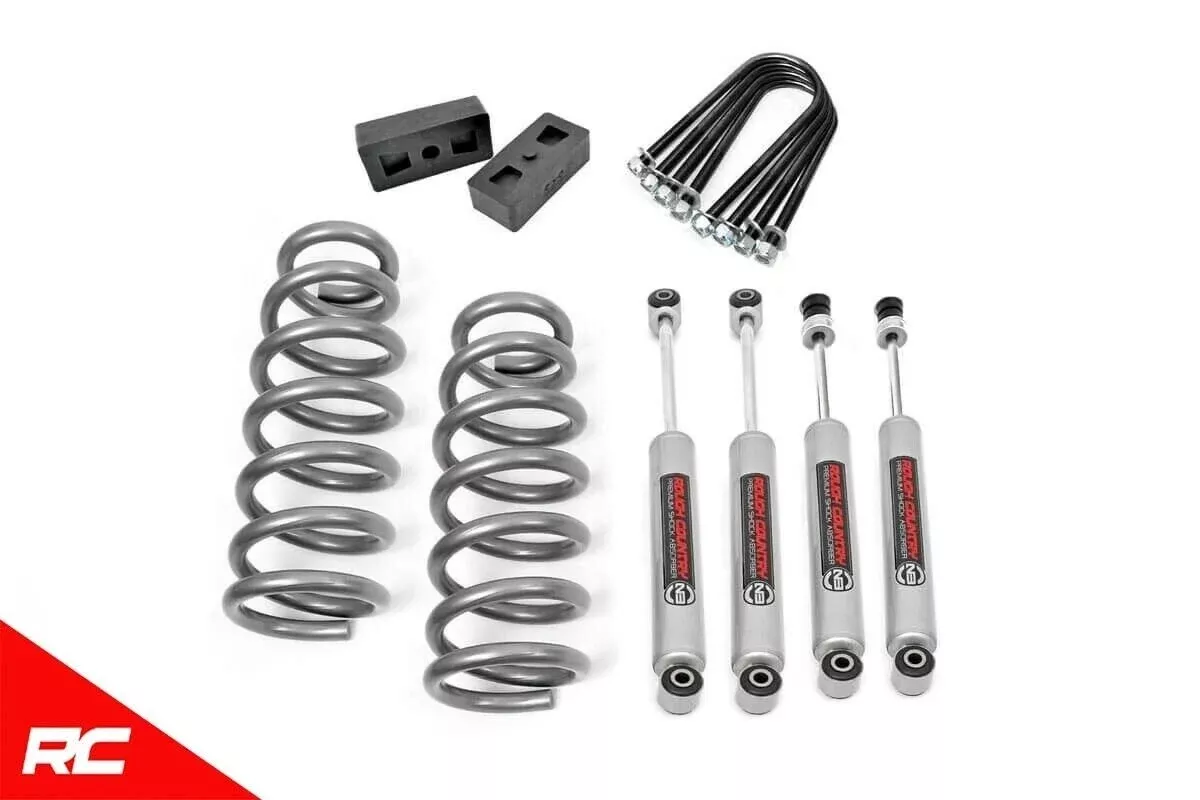 Rough Country 36630 3" Lift Kit w/ N3 Shocks 2002-2005 Dodge Ram 1500 Suspension