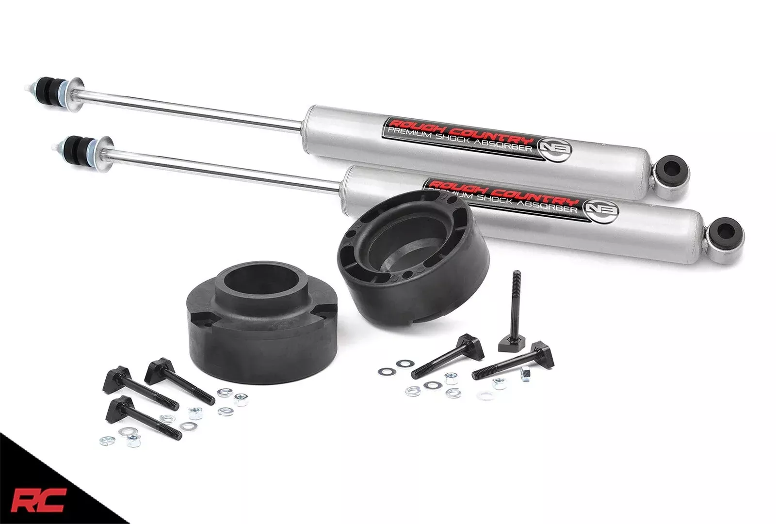 Rough Country 374.20 Front 2.5" Leveling Kit N3 Shocks 1994-2012 Dodge Ram 3500