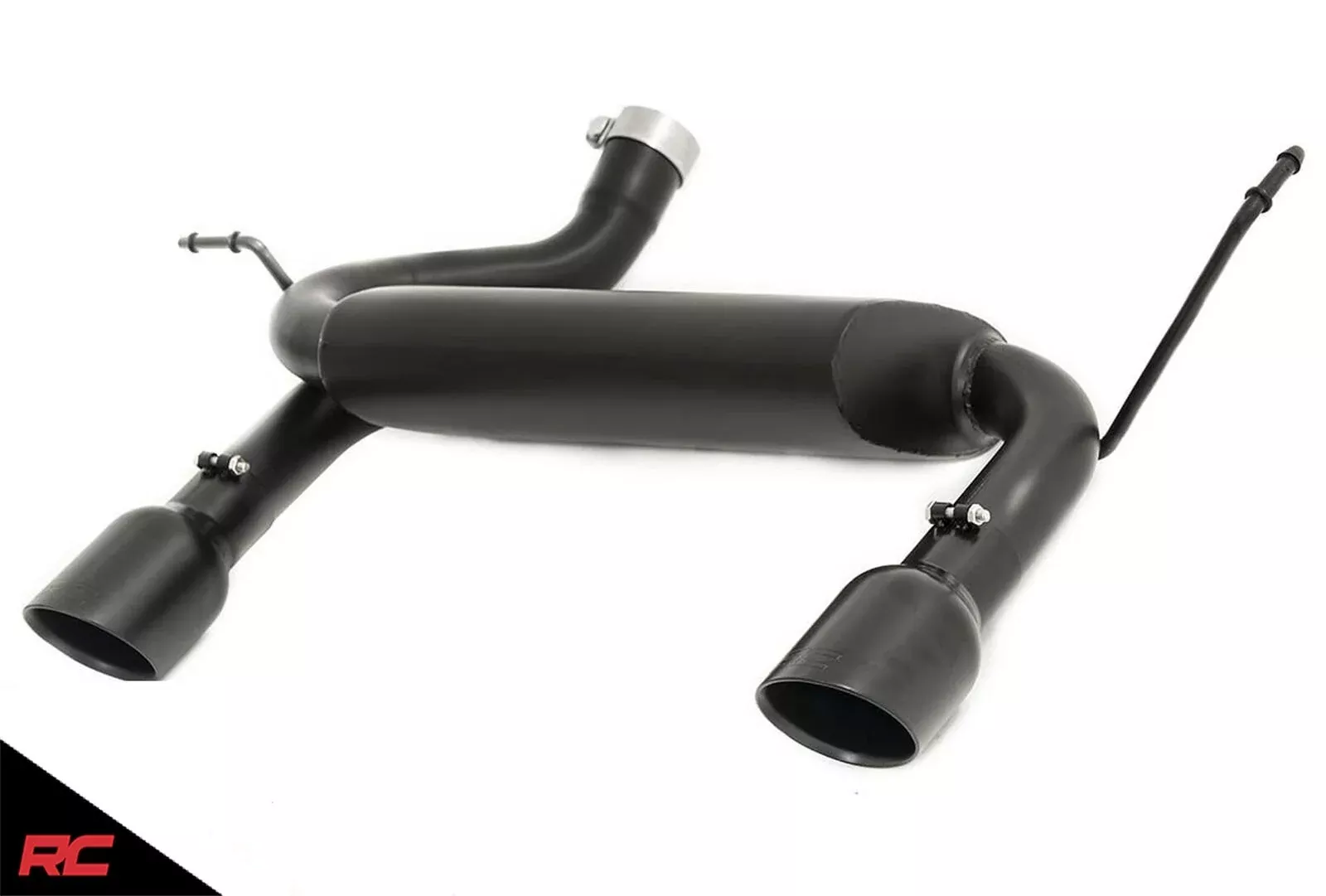 Rough Country 96002 Black Dual Performance Exhaust for 07-18 Jeep Wrangler JK