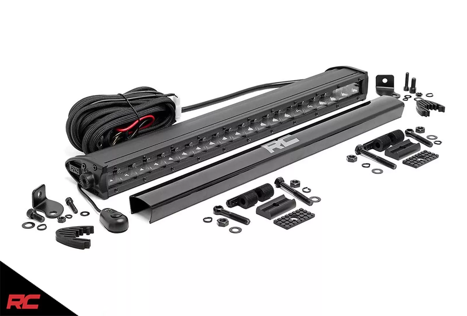 Rough Country Black Series 20" CREE LED DRL Single Row Light Bar 70720BL