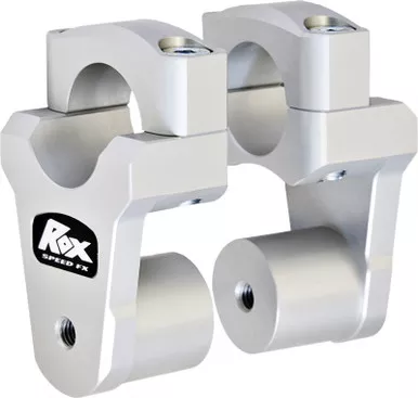 Rox Pivoting Bar Riser 2" (Silver) - 1R-P13R-2125