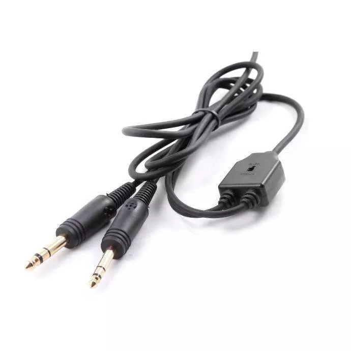 Rugged Air Replacement Mono/Stereo Cable for RA900 General Aviation Pilot Headsets CS-MH-MS