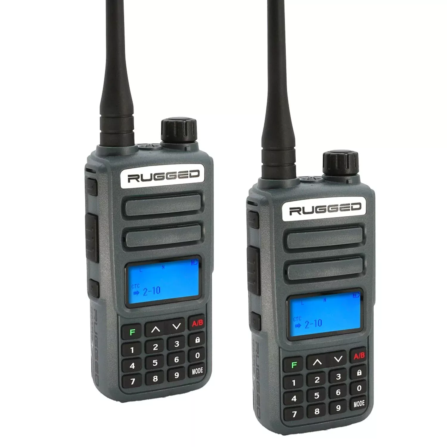 Rugged Radios 2 PACK – Rugged GMR2 PLUS GMRS and FRS Two Way Handheld Radios