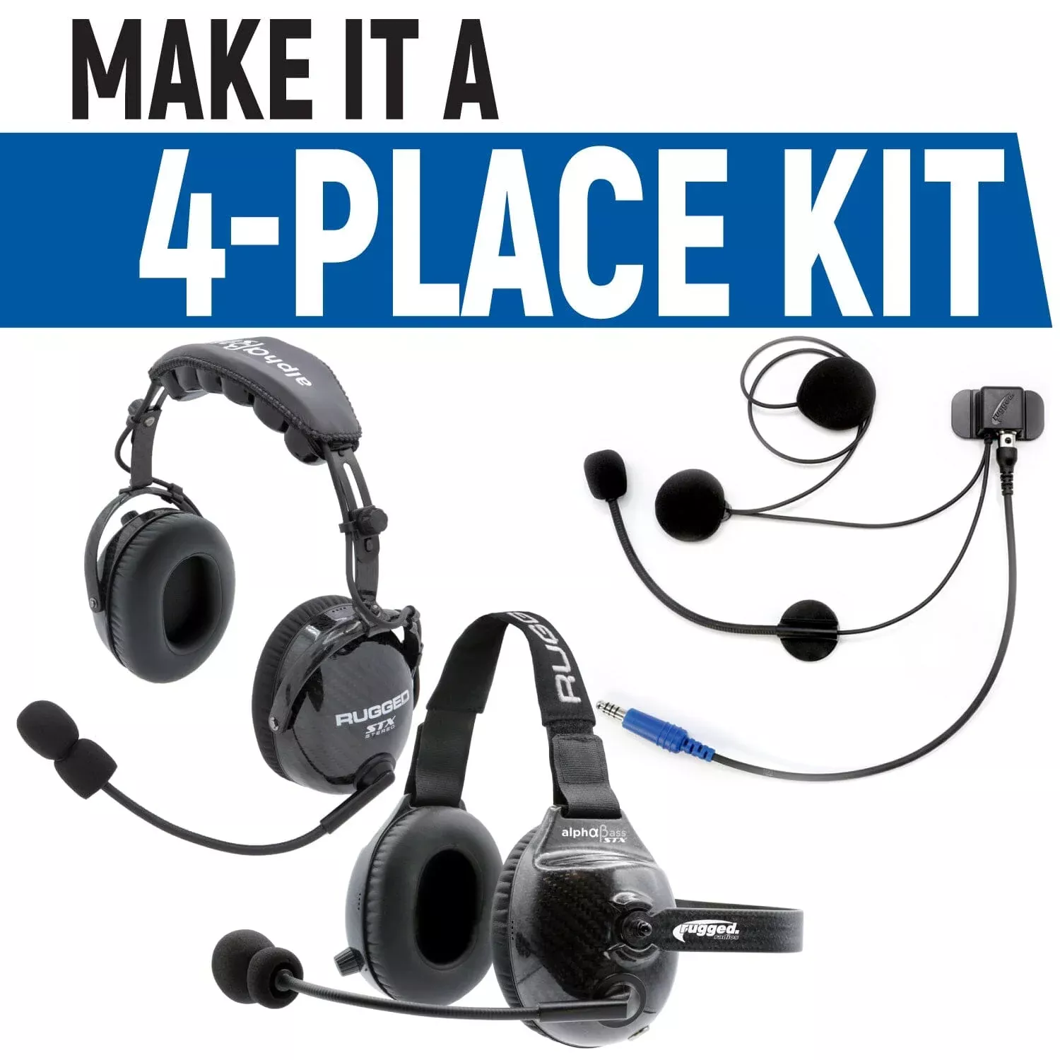 Rugged Radios 4-Place Intercom Expansion Kit
