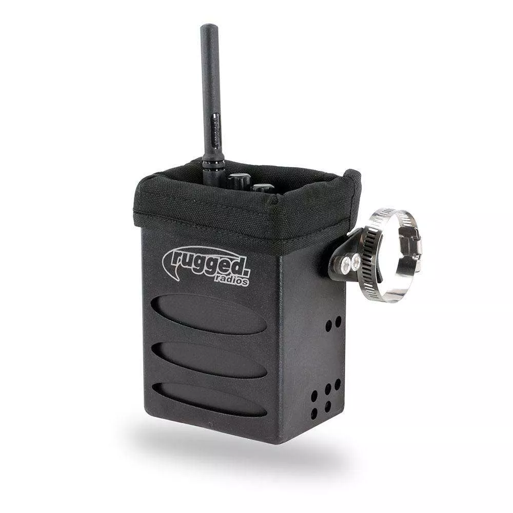 Rugged Radios Aluminum Handheld Radio Box with Universal Mounting – by Rugged Radios RBOX-XL