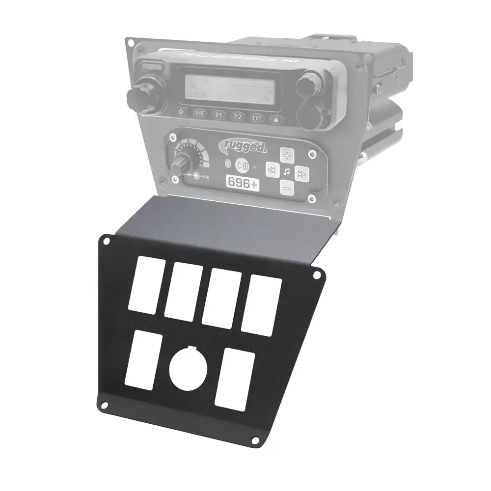 Rugged Radios Lower Accessory Panel for Polaris Polaris RZR PRO XP, RZR Turbo R, and RZR PRO R Dash Mount Radio and Intercom