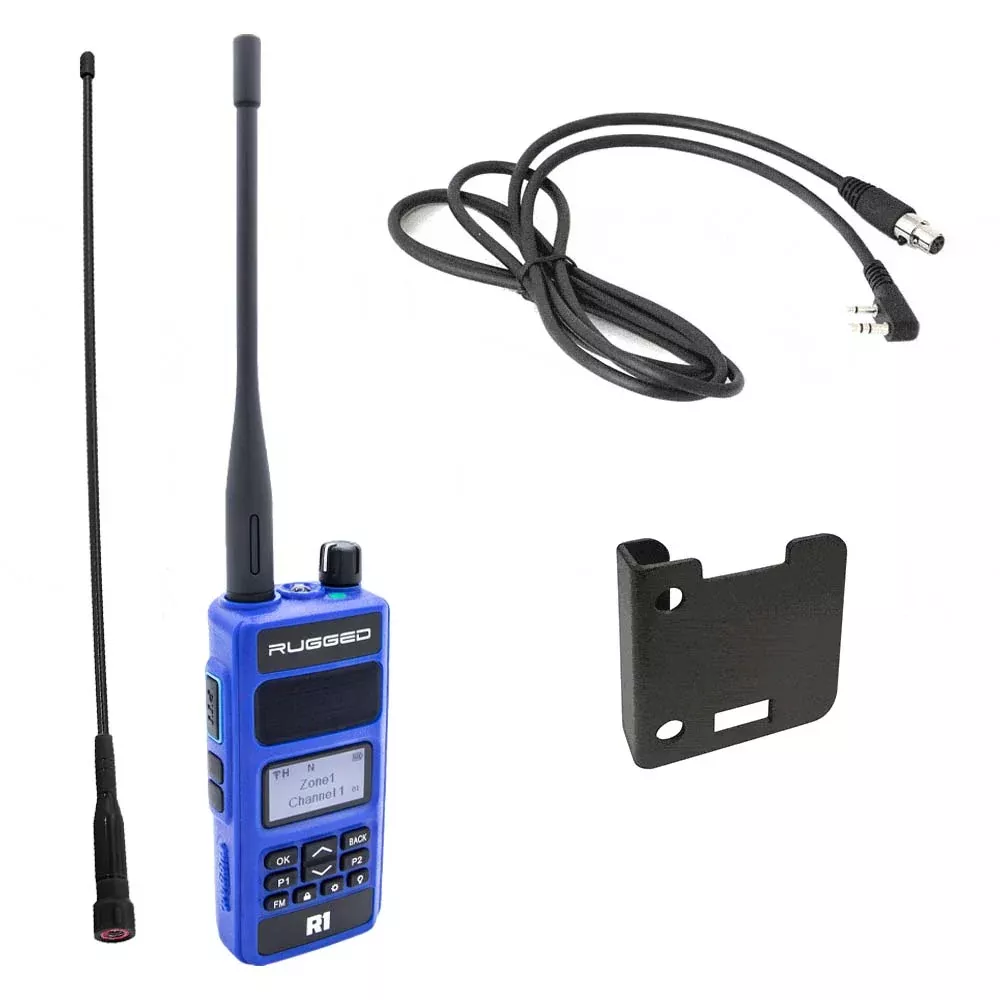 Rugged Radios Radio Kit - R1 Business Band Digital Analog Handheld RK-R1