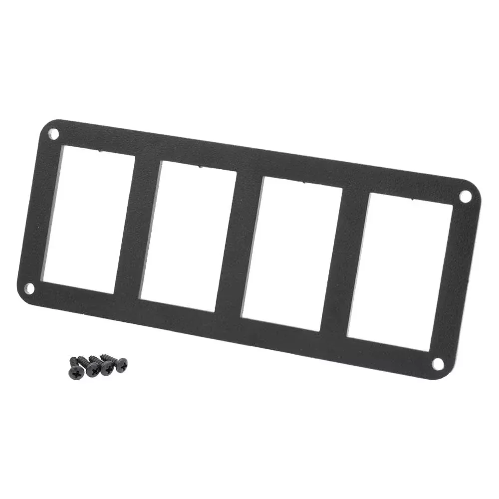 Rugged Radios Rocker Switch Panel Bezel for OBS Ford Bronco, F150, and F250 Dash MT-SW-BEZ-4