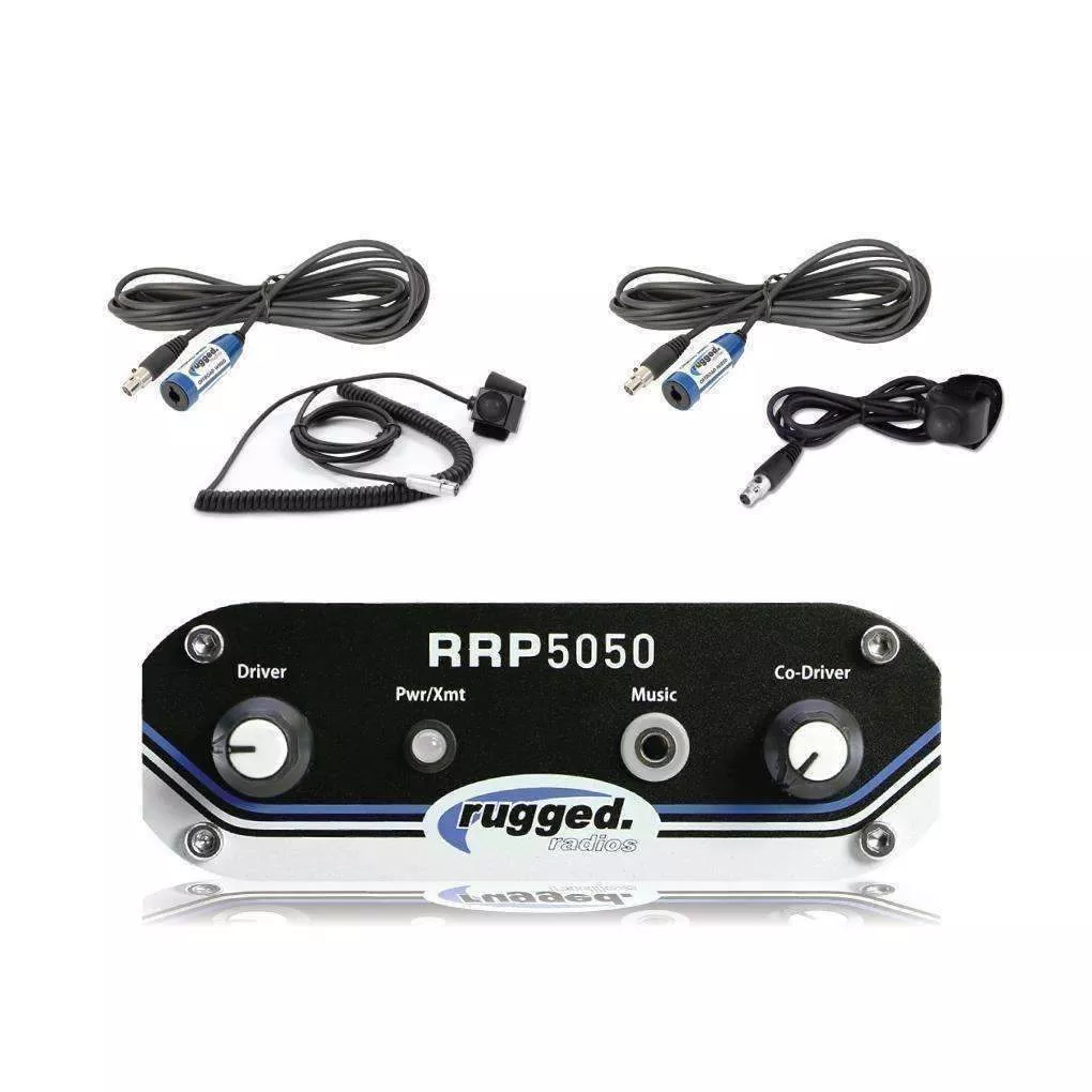 Rugged Radios RRP5050 2 Person Race Intercom Kit 5050-2P-RACE