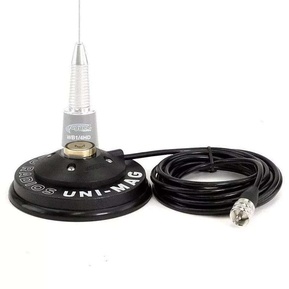 Rugged Radios UNI-MAG Universal NMO or Magnetic Antenna Mount UNI-MAG