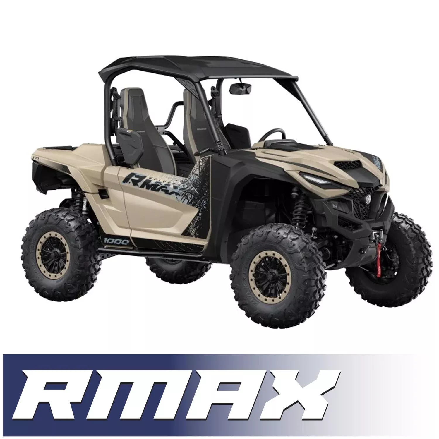 Rugged Radios Yamaha RMAX Complete Communication Kit with Rocker Switch Bluetooth Intercom and 2-Way Radio