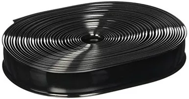 RV Designer E369, Heavy Duty Vinyl Insert Trim, 1" Wide, 25' Roll, Black