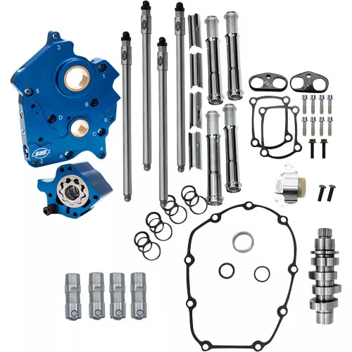 S&S Chain Drive Camchest Kit w/ 496 Cam for Harley