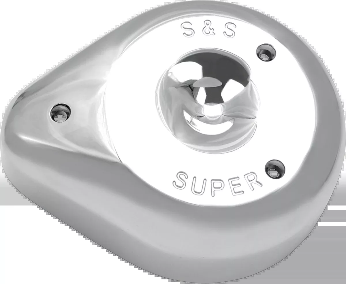 S&S Chrome Super E&G Teardrop Air Cleaner Filter Kit for 1999-2006 Harley