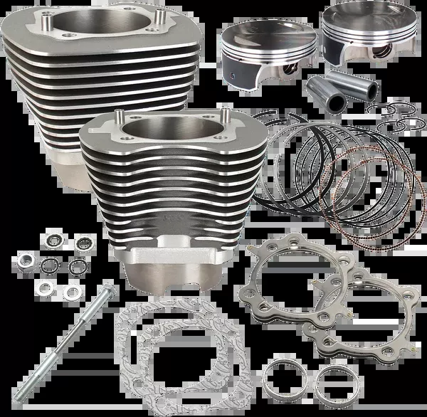 S&S Cycle 117″ Big Bore Cylinder Kit – Stone Gray – Twin Cam