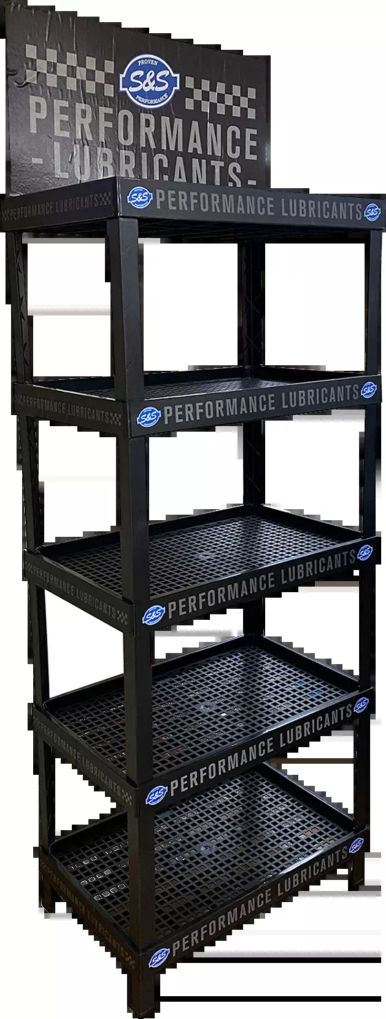 S&S CYCLE 5-Shelf Oil Display X80-6025S-5