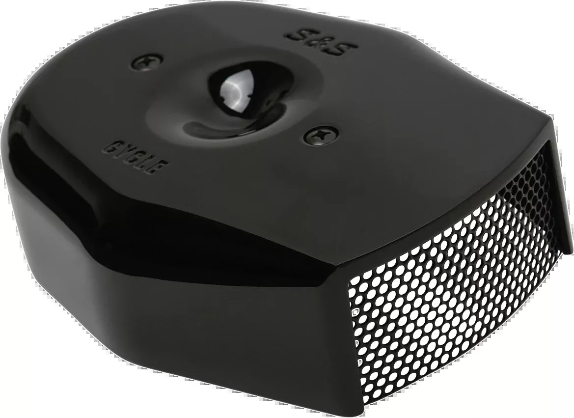 S&S CYCLE Air Cleaner Cover - Tribute - Black 170-0593