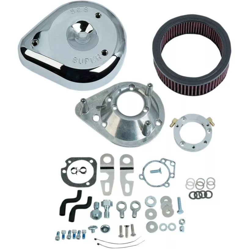 S&S Cycle Chrome Teardrop Stage 1 Air Cleaner for Harley EFI Sportster XL 07-19
