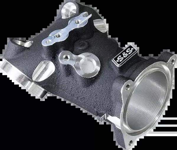 S&S Cycle CNC-Ported 55 MM Intake Manifold - M8 - 55 MM - Black
