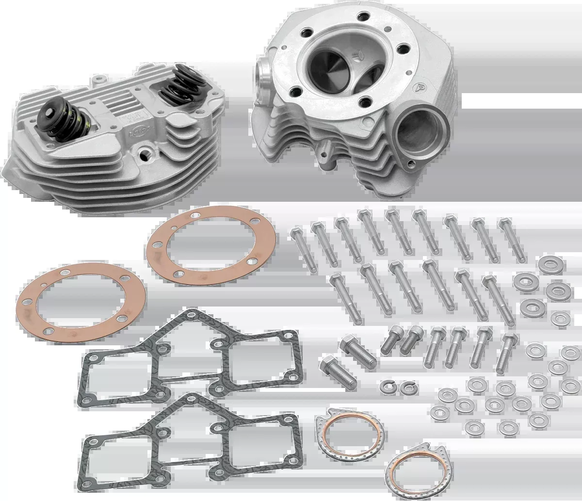 S&S CYCLE Cylinder Head Kit - Super Stock - Dual Plug - O-Ring Style - Big Twin 90-1491