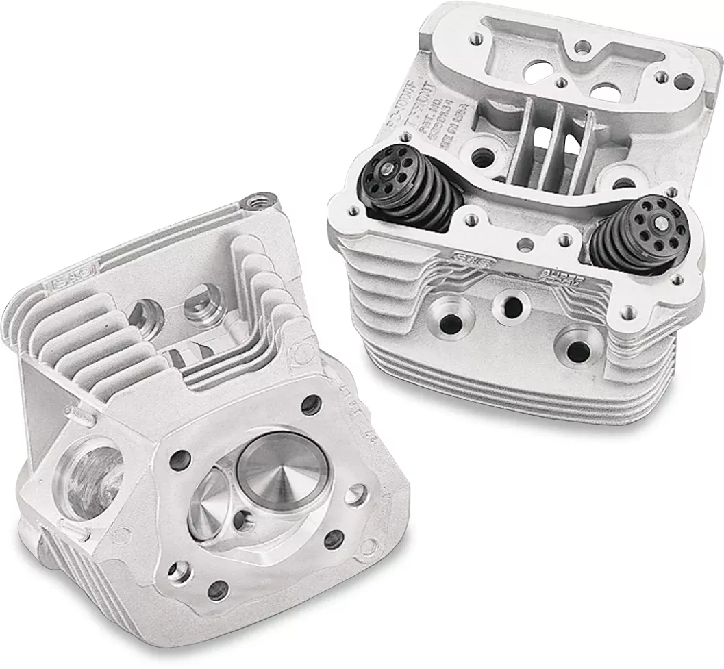 S&S CYCLE Cylinder Head Kit - Super Stock™ - Natural - Evolution Big Twin '88-'99 90-1004