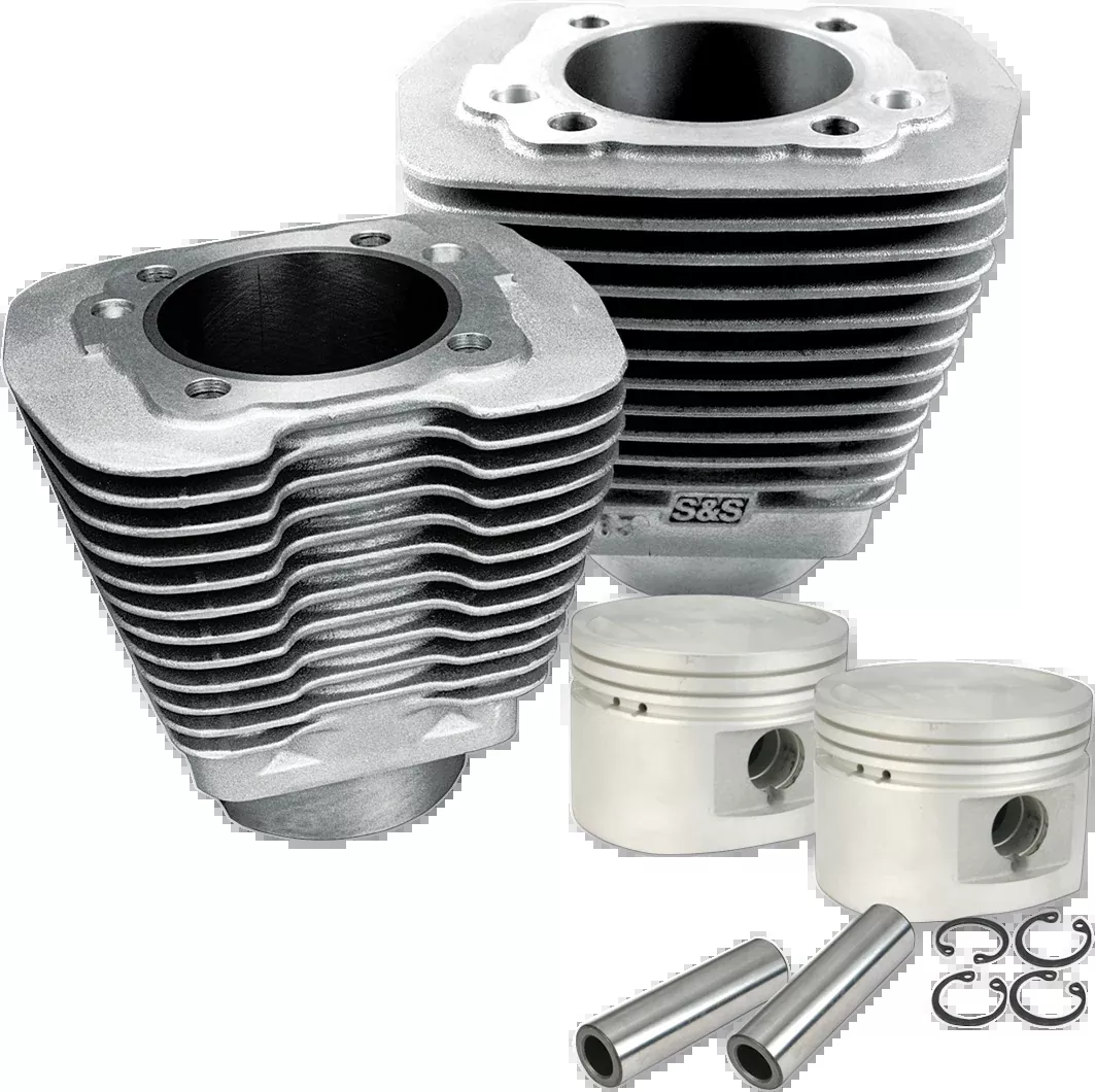 S&S CYCLE Cylinder & Piston Kit - 80" - Evolution Big Twin - Natural 910-0179