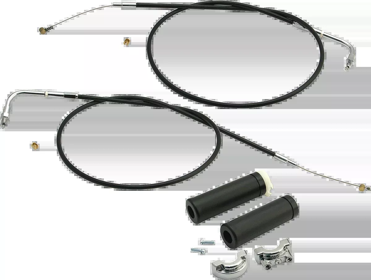 S&S CYCLE Dual-Cable Throttle Assembly Kit - 48" - E&G Carbs 19-0449