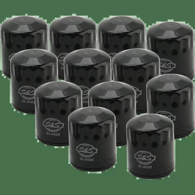 S&S Cycle Filter, Oil, 99-17 TC/17-Up MIL8 Oil Filter 12 Pack