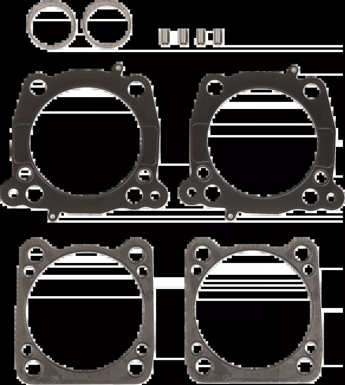 S&S CYCLE Gasket Kit - Head/Base/Exhaust - 129"/132" - Center Cooled - M8 900-1334