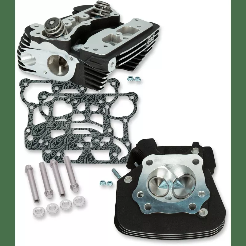 S&S Cycle Head, Kit, 4-1/8" Bore, Stock Bolt Pattern,.650" Steel,w/O C