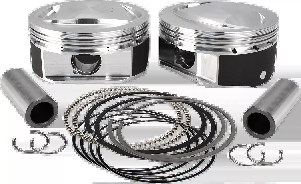 S&S CYCLE High Compression Piston Kit - Standard - 110" Twin Cam CVO Motor 920-0114
