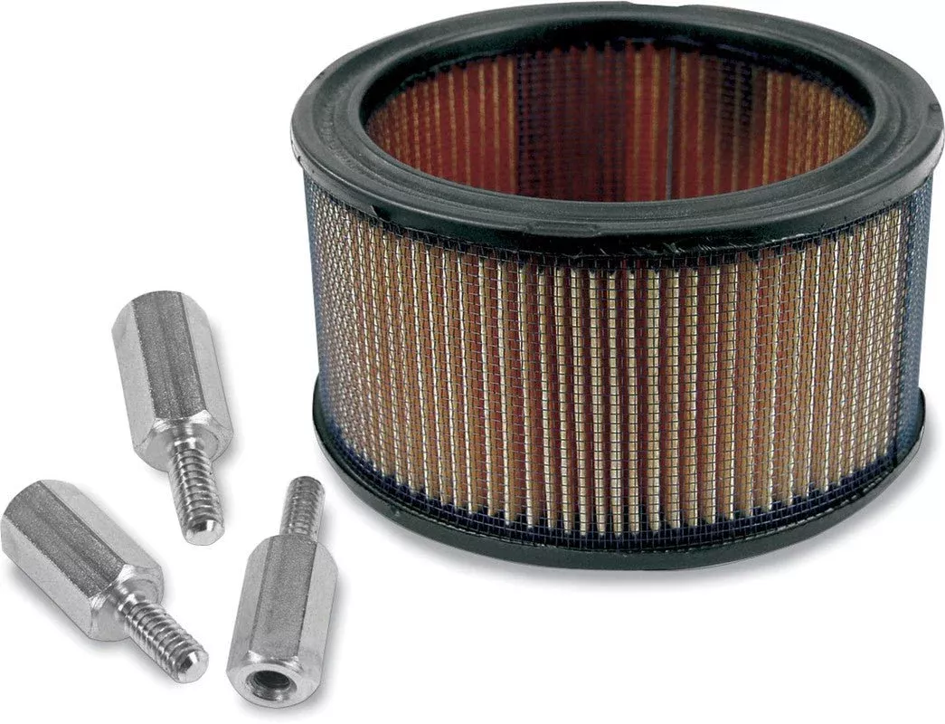 S&S Cycle High Flow Air Filter& Adapter Kit