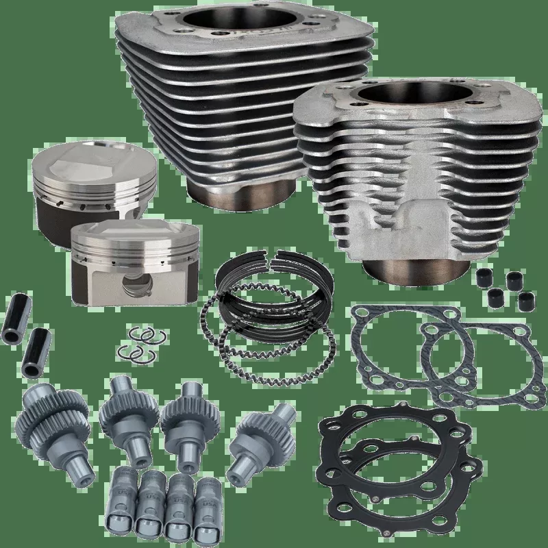 S&S Cycle Hooligan KIT,1200CC To 1250CC,SILVER,00'19 1200