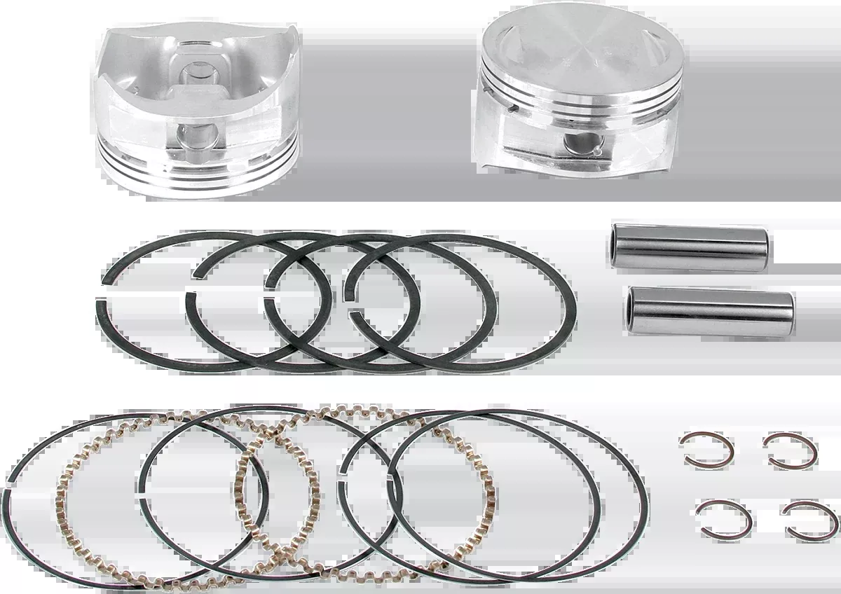 S&S CYCLE Piston Kit - For 100"/107" Super Sidewinder - 4.000" - +0.010" 92-1401