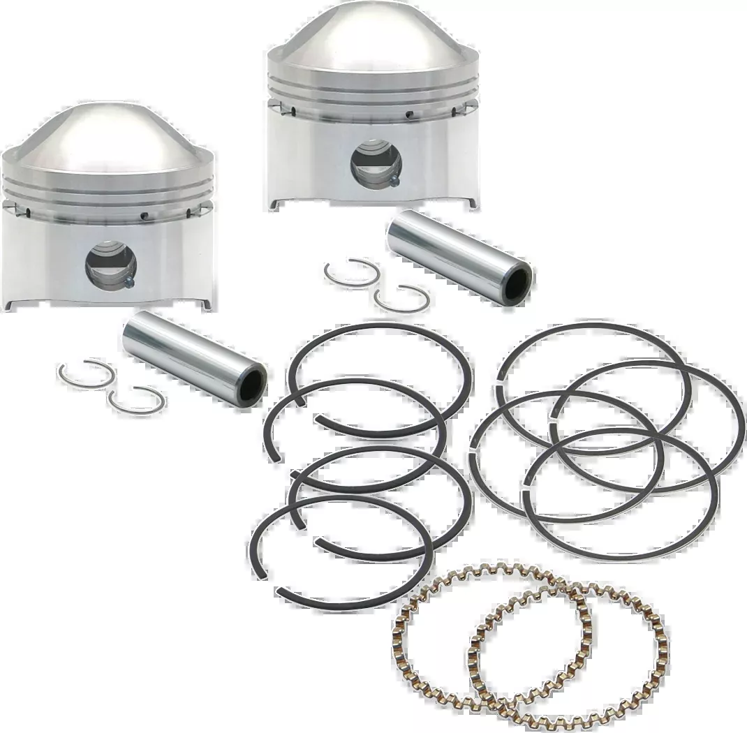 S&S CYCLE Piston Kit - High Compression - 80" Stock Motor - +.010 106-5520