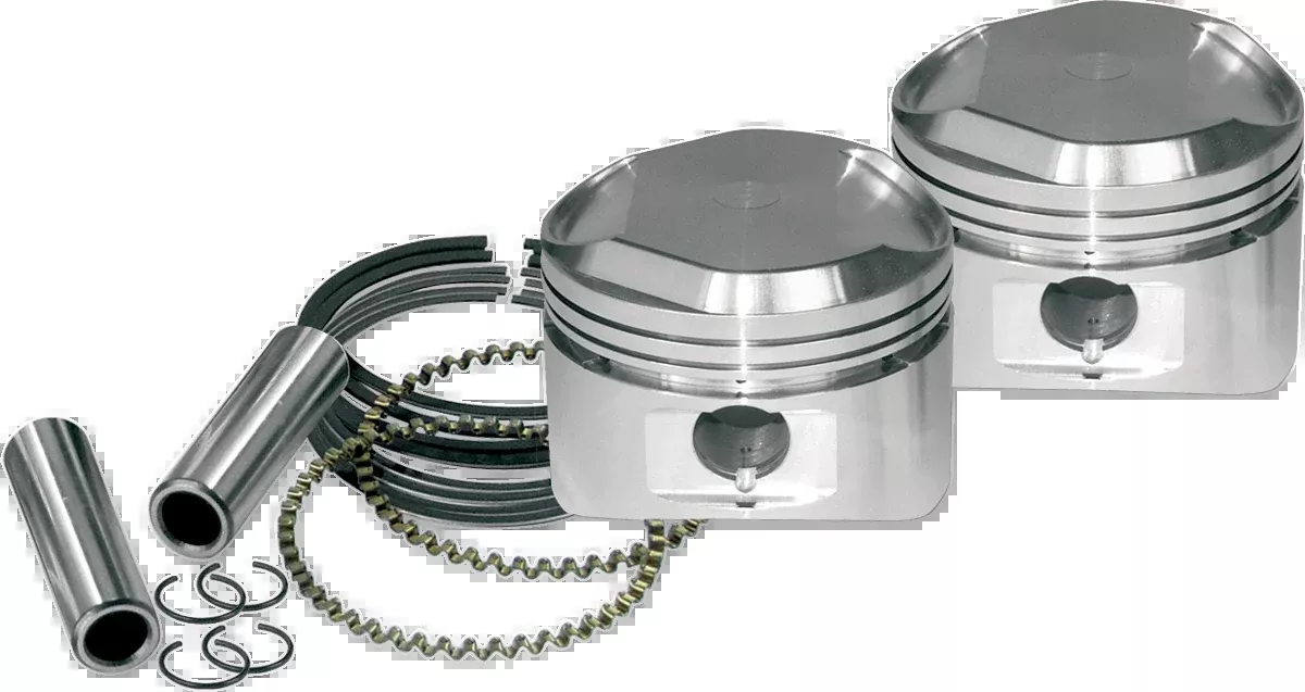 S&S CYCLE Piston Kit - for S&S Super Stock Cylinder Heads - XL 1200 - +.010 92-2017