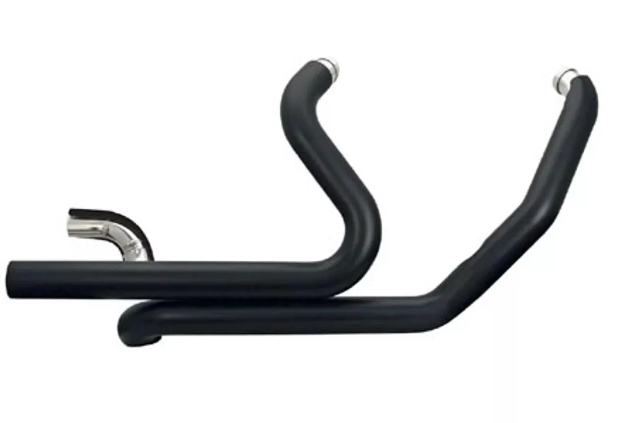 S&S Cycle Power Tune Duals Headers for '99-08 Harley Davidson FLT/FLHT/FLHR/FLHX/FLTR -Black MUFFLERS SOLD SEPARATELY
