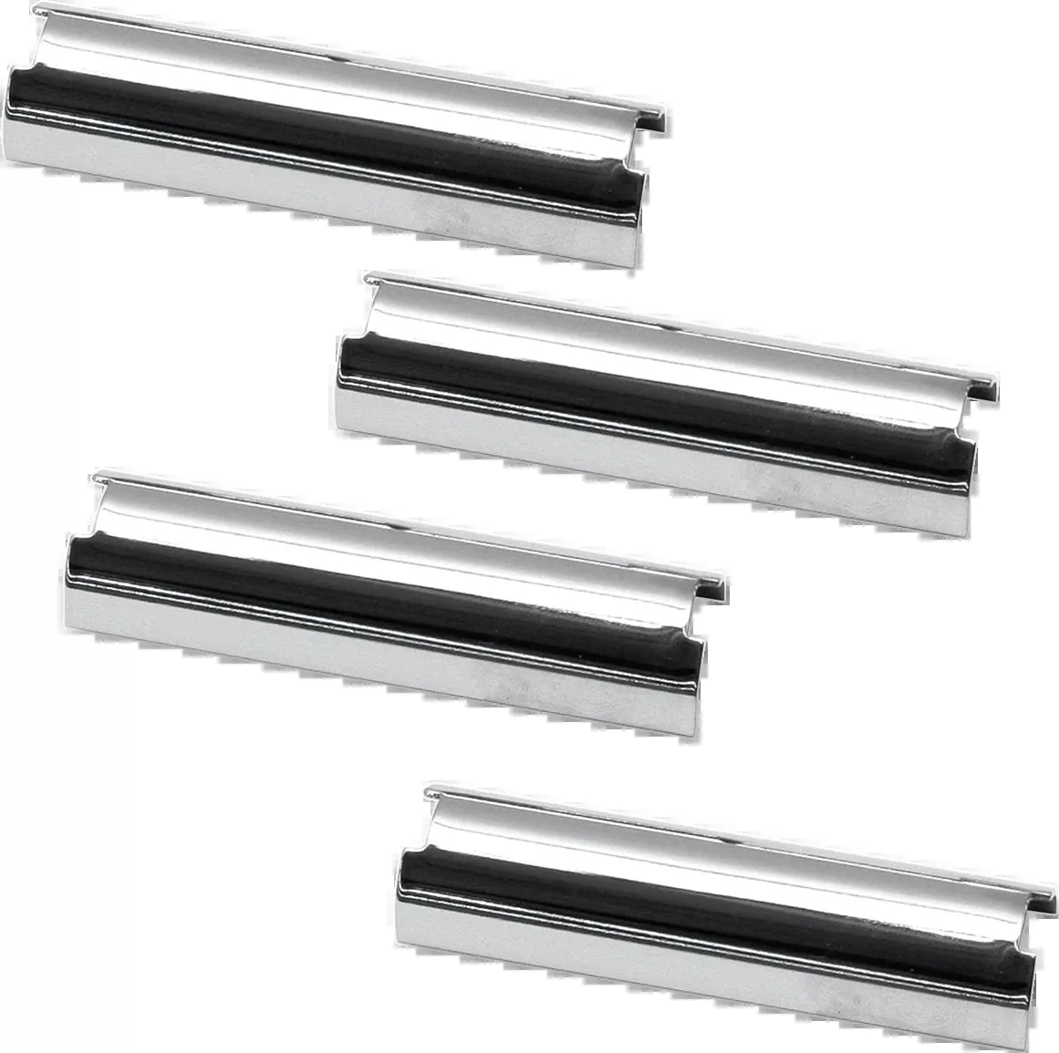 S&S CYCLE Pushrod Cover Keeper Set - Chrome - 2.800" - Big Twin 93-4115
