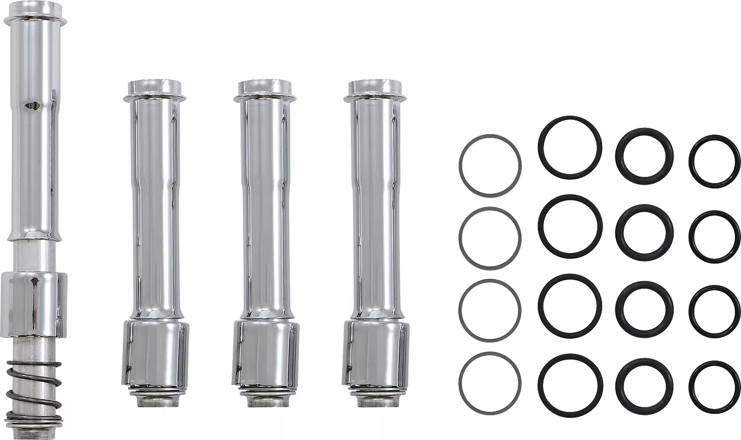 S&S CYCLE Pushrod Cover Kit - Chrome - Twin Cam | M8 106-1340