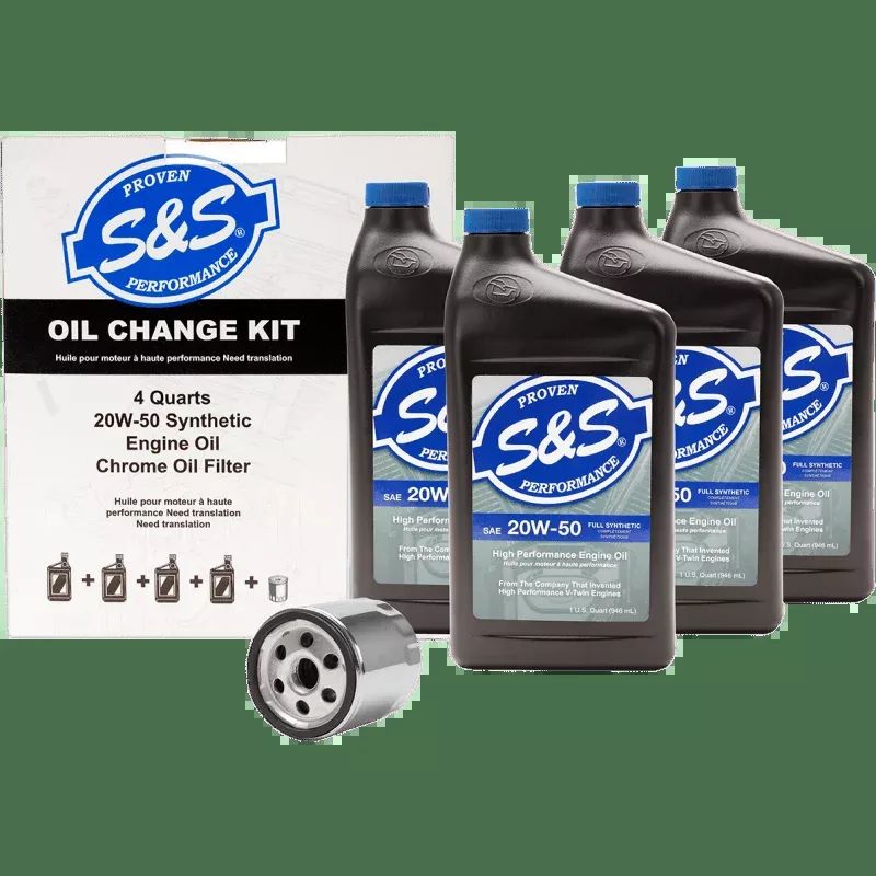 S&S Cycle S&S Oil Change Kit Twin