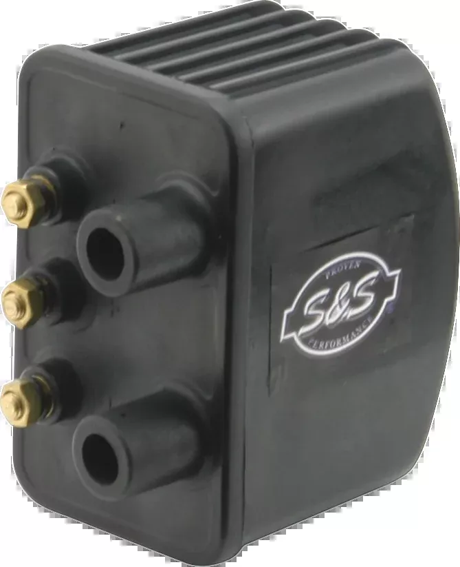 S&S CYCLE Single-Fire Ignition Coil - Black - Harley Davidson 55-1571