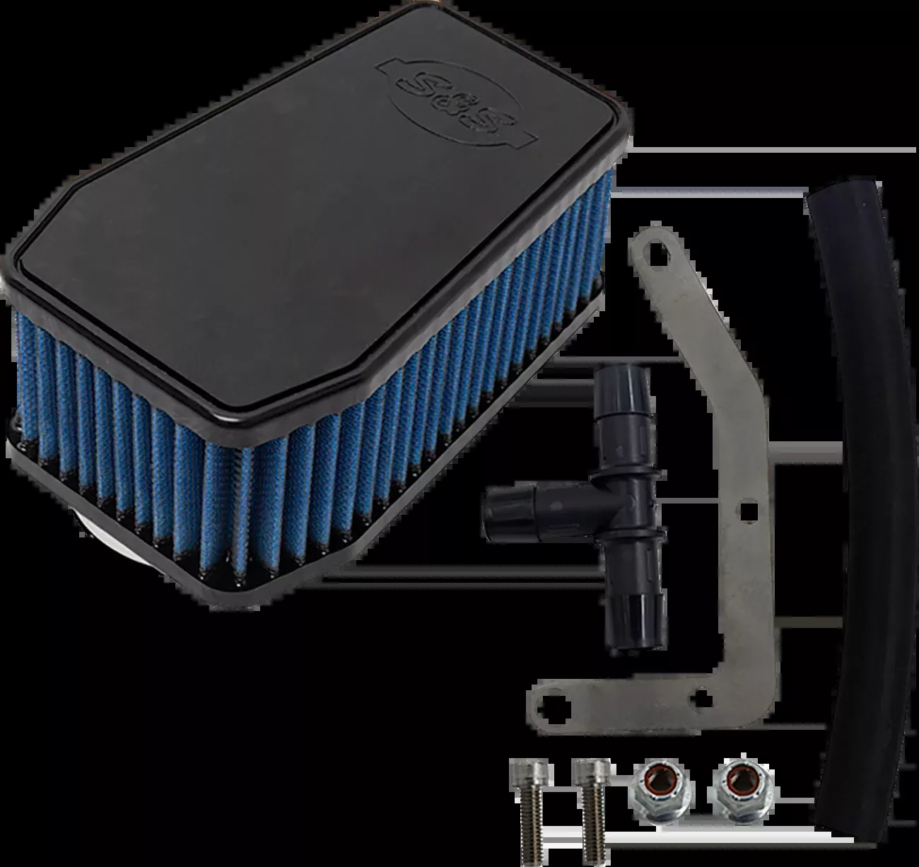 S&S CYCLE Stealth Air Cleaner Kit - Indian/Victory 170-0814