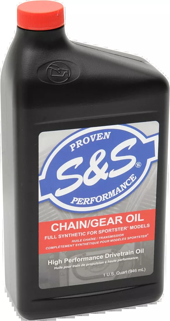 S&S CYCLE Synthetic Chain/Gear Oil - 1 U.S. quart 153763