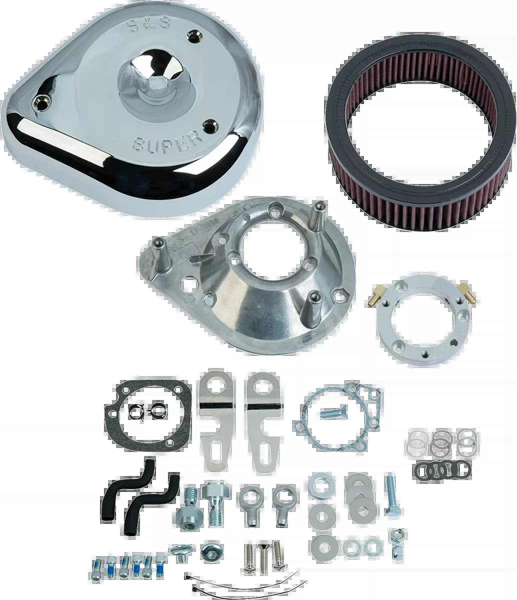 S&S CYCLE Teardrop Air Cleaner - Chrome 170-0306E