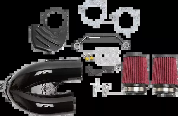 S&S Cycle Tuned Induction Air Cleaner Kit – Gloss Black